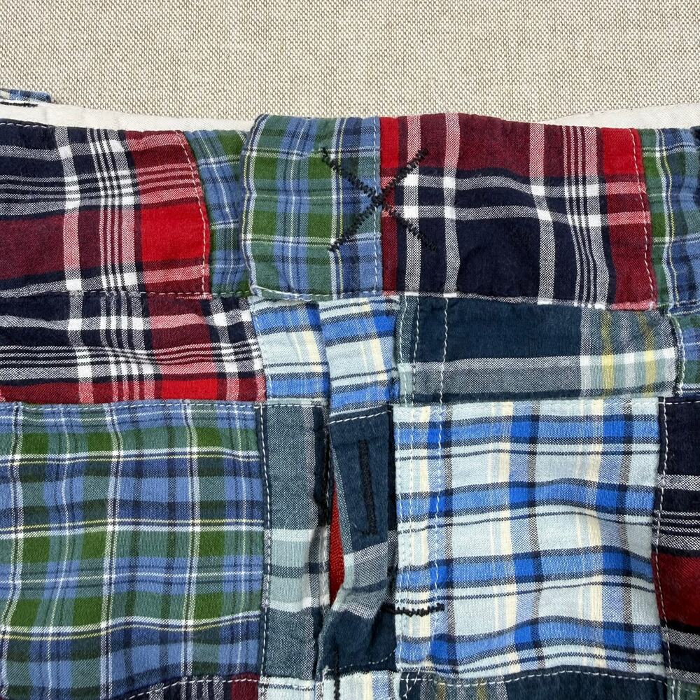 American Eagle Patchwork Plaid Mini Skirt Cotton … - image 8